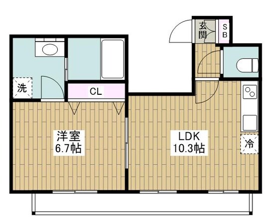 フルセイル品川の物件間取画像
